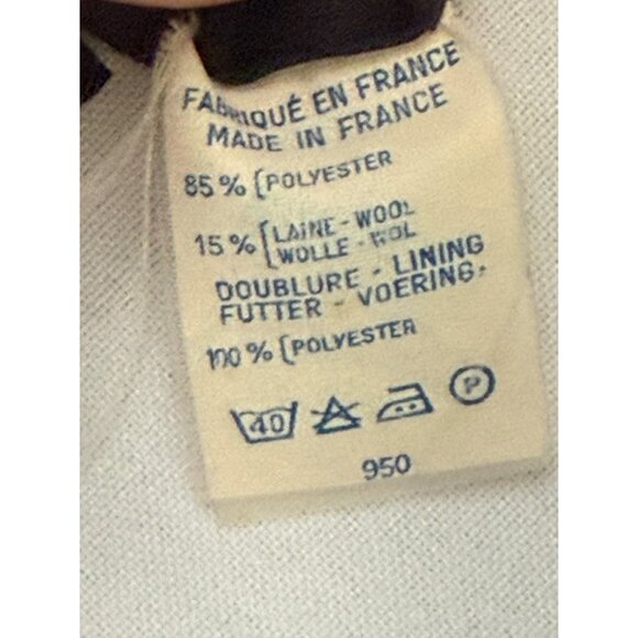 Vtg. Weinberg Paris Mod Long Coat Dress Double-Breasted Gold Buttons Womens Sz.M - Picture 7 of 8